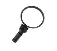 MYSUNBAR Espejo retrovisor para manillar Race, Gravel y MTB Bike, espejo retrovisor giratorio 360° con revestimiento antirreflectante, plegable, para manillares de 17 a 23 mm