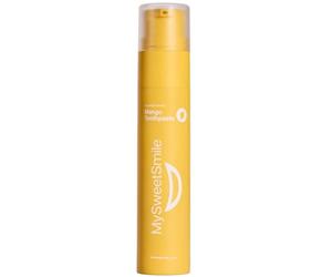 MySweetSmile Pasta de Dientes con Sabor a Mango - Fórmula Sin Flúor - Apto para Niños - Limpieza Profunda - Protección Anticaries - Sabor a Mango Jugoso - 60 g