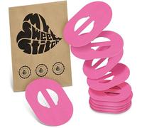 MySweetStitch - 10 x Parche Enlite Guardian, Overpatch Ø 80 x 65 mm, interior Ø 10 mm, protector sensor, parches sensor, impermeable, transpirable, suave para la piel, Rosa