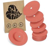 MySweetStitch - 10 x Parche FreeStyle Libre 1 & 2 Redondo con agujero de ventilación, Overpatch Ø 65 mm, protector sensor, parches sensor, impermeable, transpirable, Coral