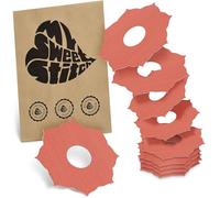 MySweetStitch - 10 x Parche FreeStyle Libre 3 Mandala, Overpatch Ø 65 mm, protector sensor, parches sensor, impermeable, transpirable, suave para la piel, Coral