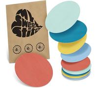 MySweetStitch - 10x Parche Sensor universal redondo, apósito de fijación para FreeStyle Libre 3, Dexcom G7, Omnipod y más, impermeable, transpirable, suave para la piel, Pastel