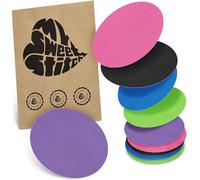 MySweetStitch - 10x Parche Sensor universal redondo, apósito de fijación para FreeStyle Libre 3, Dexcom G7, Omnipod y más, impermeable, transpirable, suave para la piel, Rainbow