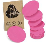 MySweetStitch - 10x Parche Sensor universal redondo, apósito de fijación para FreeStyle Libre 3, Dexcom G7, Omnipod y más, impermeable, transpirable, suave para la piel, Rosa