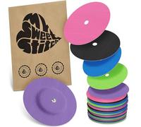 MySweetStitch - 25 x Parche FreeStyle Libre 1 & 2 Redondo con agujero de ventilación, Overpatch Ø 65 mm, protector sensor, parches sensor, impermeable, transpirable, Rainbow