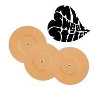 MySweetStitch | Esparadrapo para Freestyle Libre 1 & 2 Sensor con AGUJERO DE VENTILACIÓN | 10 unidades | Redondo | exterior: 65mm, interior: Ø 6mm | Beige