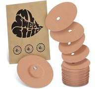 MySweetStitch FreeStyle Libre 3/3 Plus Overpatch - 25x parches de fijación redondos, sujeción extra fuerte sobre el sensor, impermeable & suave para la piel, hipoalergénico, Beige