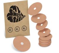MySweetStitch FreeStyle Libre 3/3 Plus Underpatch - 10x parches protectores de piel redondos, máxima protección cutánea bajo el sensor, transpirable & hipoalergénico, Beige