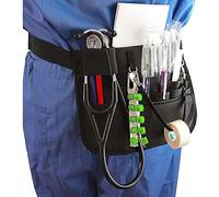 MytaYt Nurse Care Belt Organiser Belt Bag Medical Scissors Care Set Tool Case with Stethoscope Holder and Adhesive Tape Holder for Nurse Accessories, Black