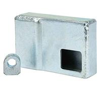 Mytee Products Caja de bloqueo de contenedor de envío de soldadura - Caja de bloqueo de alta seguridad para proteger el candado