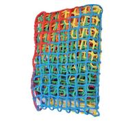 MYTGHBF Red de Seguridad Tejida sin Nudos de Colores, Red de Cuerda, Red mágica de Jungla Resistente a desgarros, Personalizable(0.8x4m/3x13ft)