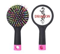Myth Dragon - Cepillo de pelo para desenredar el cabello, diseño de animales orientales y occidentales