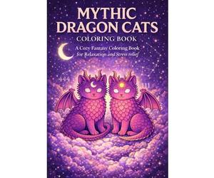 Mythic Dragon Cats: A Dreamy Coloring Escape for Stress Relief and relaxation: A Soothing Journey of Magic and Mindfulness