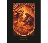 Mythic Hero vs Beast Notebook - Greek Mythology Art: Legendary Battle with Underworld Guardian Illustration | Three-Headed Beast, Strength and Ancient ... Artists & Fantasy Lovers (Antique Legacy)