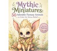 Mythic Miniatures: 50 Adorable Fantasy Animals to Color for Stress Relief. Ideal for Beginners. (Cozy Creatures Series)