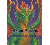 Mythic Realms: A Fantasy Coloring Adventure with Dragons, Fairies, Elves & More