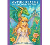 Mythic Realms: Dragons, Fairies, and More: Coloring book (Grace Evermore coloring series)