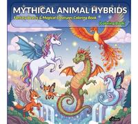 Mythical Animal Hybrids: Fantasy Beasts & Magical Creatures Coloring Book