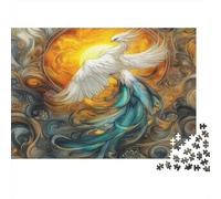 Mythical Bird Rompecabezas 1000 Piezas Adultos Fantasy Art Style Decoración Familiar Regalo Hombre Mujer Ilustrados DIY 38x26cm/1000pcs