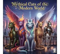 Mythical Cats of the Modern World: A Magical Coloring Book for Adults and Teens: (Relax and unwind with 45 enchanting cat designs inspired by mythical legends)