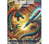 Mythical Creatures Adult Coloring Book: Enchanting Designs of Fantasy Beasts, Dragons, and Legendary Beings.