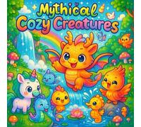 Mythical Creatures Coloring Book: Cozy Fantasy Designs with Adorable Magical Animals for Adults - Relaxation and Stress Relief