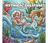 Mythical Creatures Coloring Book: Cute & Cozy Greek Mythology Coloring Book Featuring Legendary Creatures and Relaxing Fantasy Artwork (Fantasy Coloring Pages)