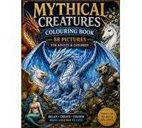 Mythical Creatures Colouring Book / A Fun Coloring Book for Kids, Teens & Adults: 58 Pages Filled With Dragons, Unicorn, Mermaids, Phoenixe, Griffin & ... to Color (The Mythical Creatures Collection)