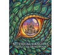 Mythical Dragons Adult Coloring Book: 50 Enchanting Illustrations for Fun and Relaxation