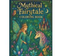 Mythical Fairytale Coloring Book: 50 Enchanted Castles, Magical Forests, Royal Princesses, Fantasy Creatures, and Dreamlike Storybook Scenes for Adults