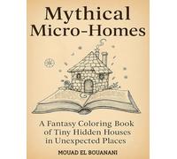 Mythical Micro-Homes: A Fantasy Coloring Book of Tiny Hidden Houses in Unexpected Places - 30 Whimsical Scenes for Adults to Relax and Escape