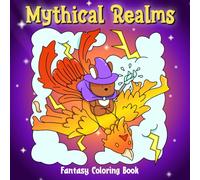 Mythical Realms: Fantasy Coloring Book for Adults and Teens With Magical, Whimsical Adventures for Relaxation - Cozy, Bold & Easy