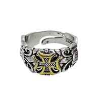 Mythical Tridents Designs - Anillos ajustables de vástago abierto para hombre, inspiración oceánica, joyería de regalo ajustable, One Size, como se describe, como se describe