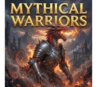 MYTHICAL WARRIORS: Epic Dragon Coloring Book for Adults and Teens: Highly Detailed Medieval Armored Beasts and Fantasy Battle Scenes. (LEGENDS IN ARMOR)