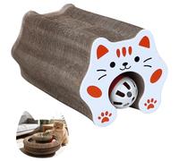Mythlon Rascador Plegable para Gatos para Jugar Y Dormir - Rascador con Forma De óRgano MáGico para El Cuidado De Las UñAs - Cama De Viaje Resistente De Papel De Nido De Abeja Y Cueva para Gatos