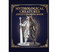 MYTHOLOGICAL CREATURES ADULT COLORING BOOK: A Dark Mystery Workbook of Bold & Easy Global Folklore (Greek, Norse, Japanese, Egyptian) (Into the Shadows)
