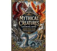 Mythological Creatures: Mythical Creatures Adult Coloring Book: Legendary Beasts, Folklore Monsters & Fantasy Legends with Intricate Stress Relief Designs for Adults