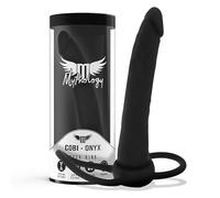 MYTHOLOGY FANTASY DILDO Mitología - COBI Onyx Anal Dildo con Anillo para el Pene y Testículos 13 CM
