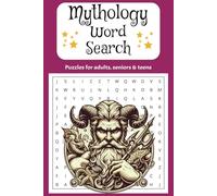 Mythology Word Search Puzzle Book: Word Searches with Easy to Read Print about Mythology, Folklore, Legends and More|6x9 inches, 110 pages|50+ Puzzles... Gifts for Vacations, Holidays and Free times