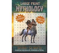 Mythology Word Search Puzzle: Word Searches with Easy to Read Print about Mythology and Other Related Items | 6x9 inches, 110 pages | 50+ Puzzles... Gifts for Vacations, Holidays and Free Times