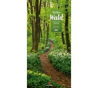 Mythos Wald Literatur-Kalender 2027: Abwechslungsreicher Natur-Kalender im schlanken Hochformat (33x66 cm) | Wald-Motive mit Zitaten