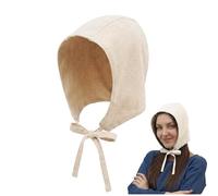 Mythrojan Casco medieval renacentista de algodón Cofia de cota de malla Vikingo Under Armour Reproducción histórica para un uso cómodo de la armadura, Crudo - Mediano