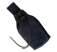 Mythrojan Riñonera con cordón, accesorios de disfraz renacentista, monedero medieval de piel de ante vikingo, monedero vikingo, bolsa de joyería para LARP, festivales, renacimientos, recreaciones
