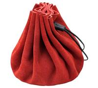 Mythrojan - Riñonera Medieval para joyería Larp Renaissance con Correa Ajustable, Piel de Ante para Cosplay y recreaciones históricas, Color Rojo