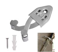 Mythrojan Soporte de pared universal de metal para espada individual, color plateado, grande