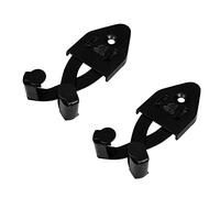 Mythrojan Vertical Sword Holder Metal Single Sword Wall Mount Adjustable Multifunctional Display Mount Wall Decor Rack for Axe, Knives - Black, Large, Pack of 2