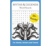 Myths and Legends Word Search Puzzle Book: Word Searches with Easy to Read Print about Myths, Legends, Ancient Gods and more | 6x9 inches | 110 pages ... Gift for Anxiety Relief and Relaxation