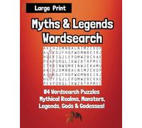 Myths & Legends Wordsearch: Large Print