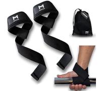 MYTITAN Straps Gym Hombre y Mujer - Straps Gimnasio y Accesorios - Correas Levantamiento De Pesas - Gimnasio Agarraderas para Straps Powerlifting y Peso Muerto - Complemento para El Gym
