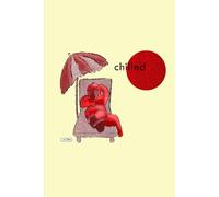 myTme notebook - Chilled Platypus on sun lounger: 100 page notebook with alternating blank pages and 8mm wide lined pages. Hand drawn illustrations by Mother Hen Art.